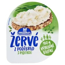 Milko Žervé z Poděbrad s pažitkou 150g