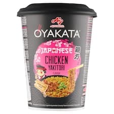 Oyakata Japanese Chicken Yakitori instantní pokrm s omáčkou a nudlemi 93g