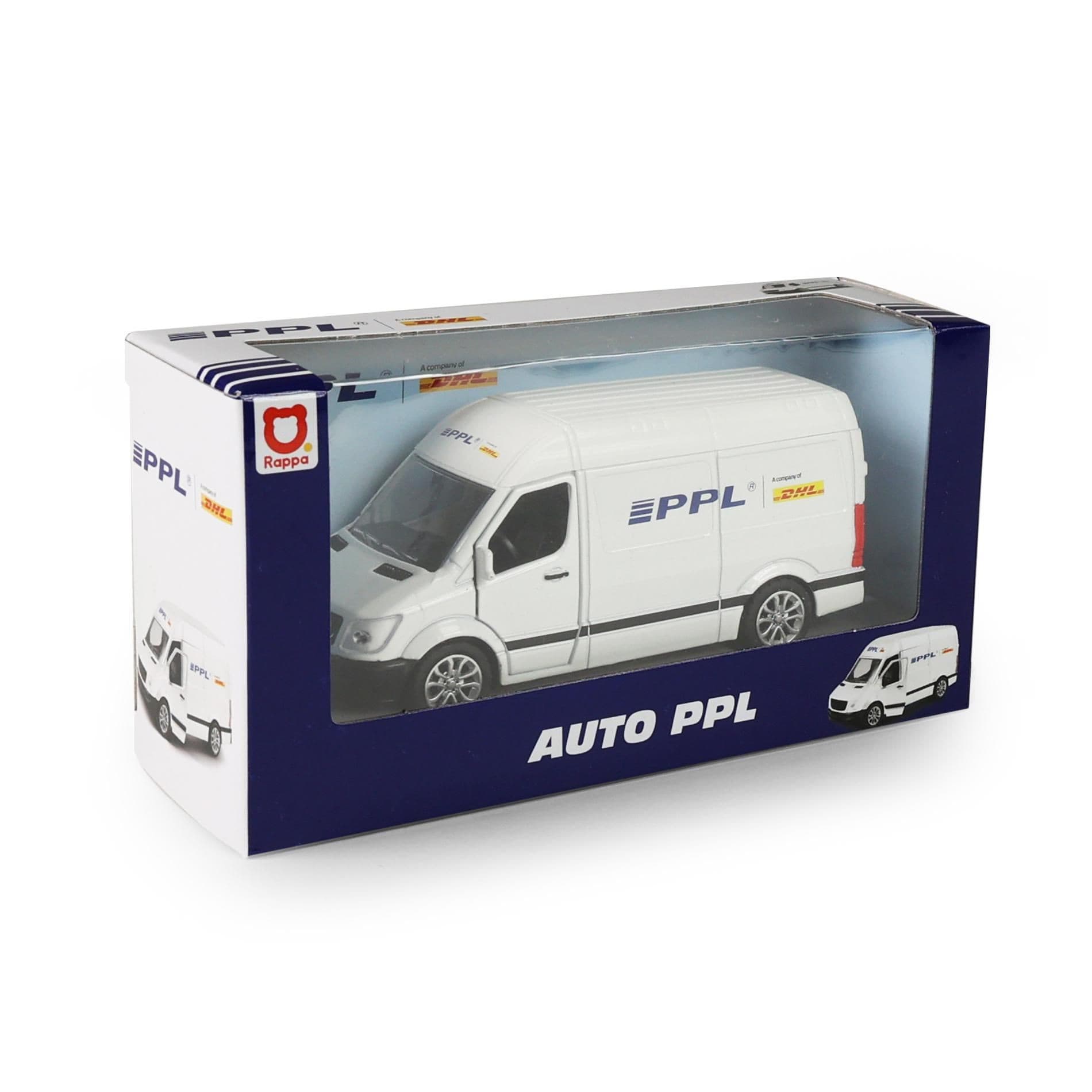 Rappa Kovové auto PPL s otevíracími dveřmi 12 cm