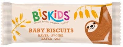 Biskids BIO Dětské celozrnné ovesné sušenky bez přidaného cukru 6M+