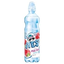 Dobrá voda YESs s příchutí malina neperlivá 0,5l