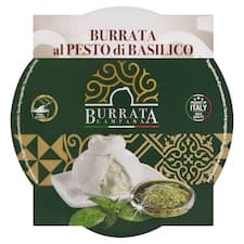 Burrata Campana Burrata sýr s drcenou bazalkou 270g