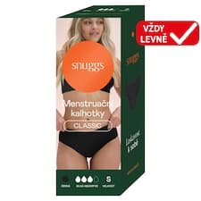 Snuggs Classic menstruační kalhotky černá S