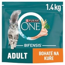 Purina ONE Bifensis Adult granule pro kočky kuře 1,4kg