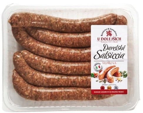 U Dolejších Davelská vepřová salsiccia