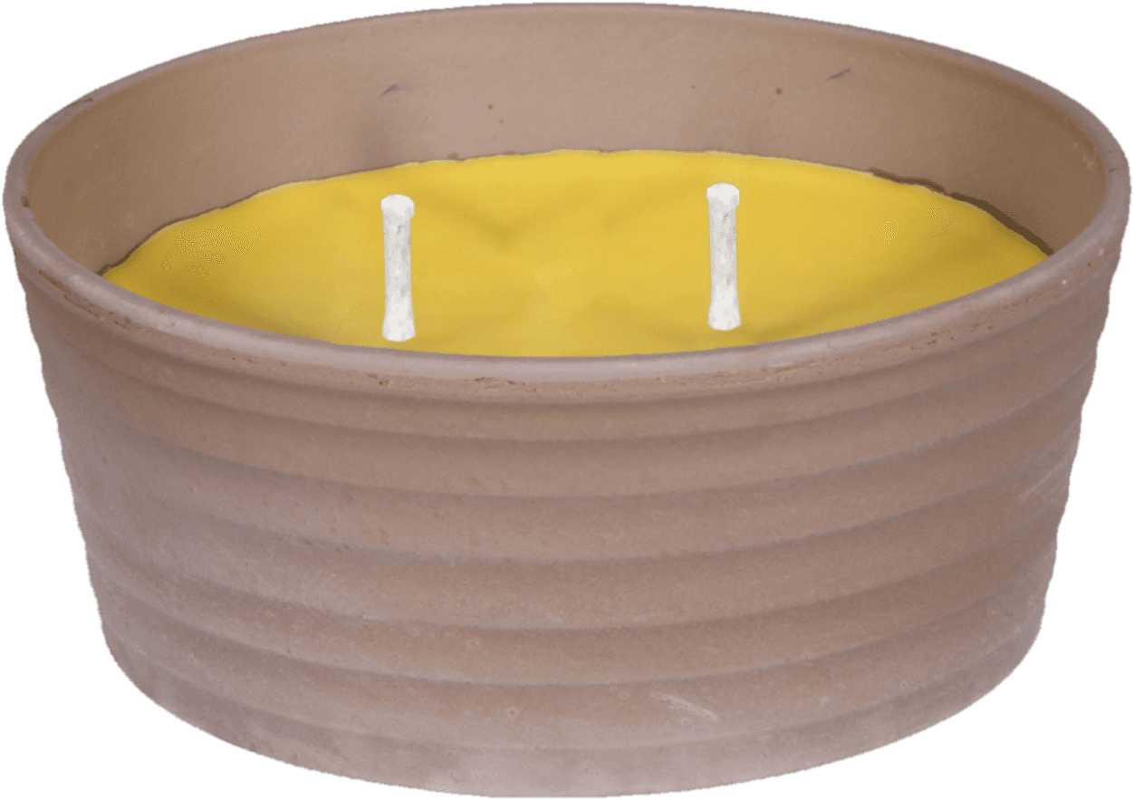 Svíčka proti hmyzu CITRONELLA žardinka SIRIUS 420g d16x7cm