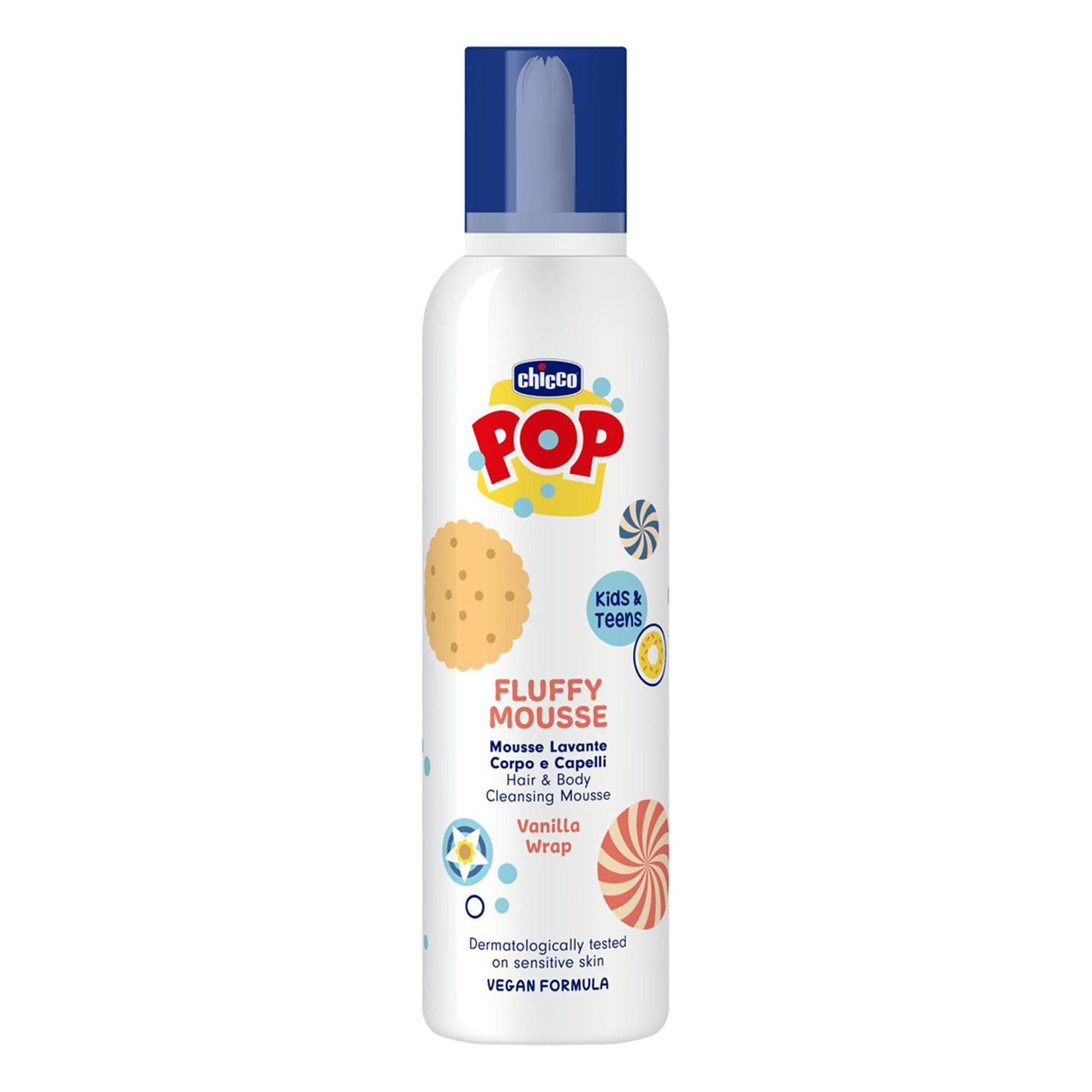 Chicco POP Pěna na vlasy a tělo vanilla wrap