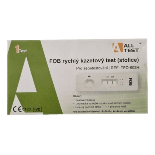 ALLTEST FOB rychlý kazetový test (stolice) 1ks