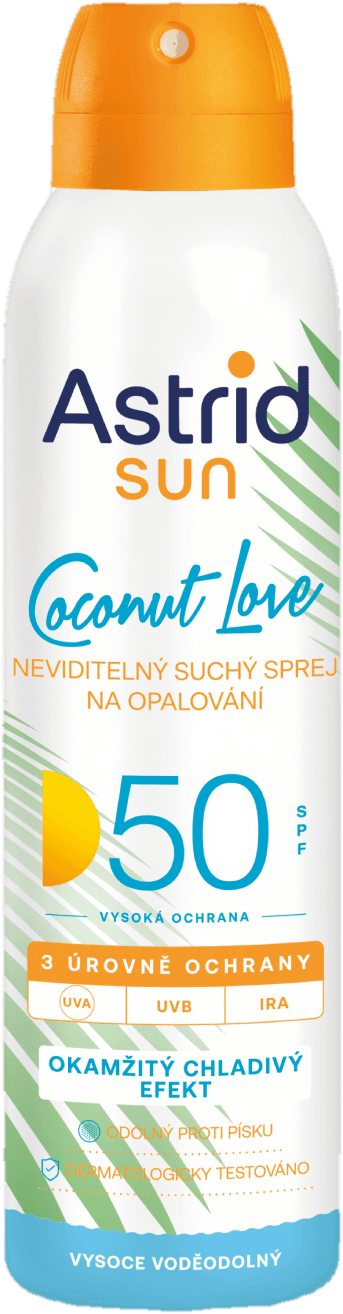 Astrid Sun Neviditelný sprej na opalování OF 50