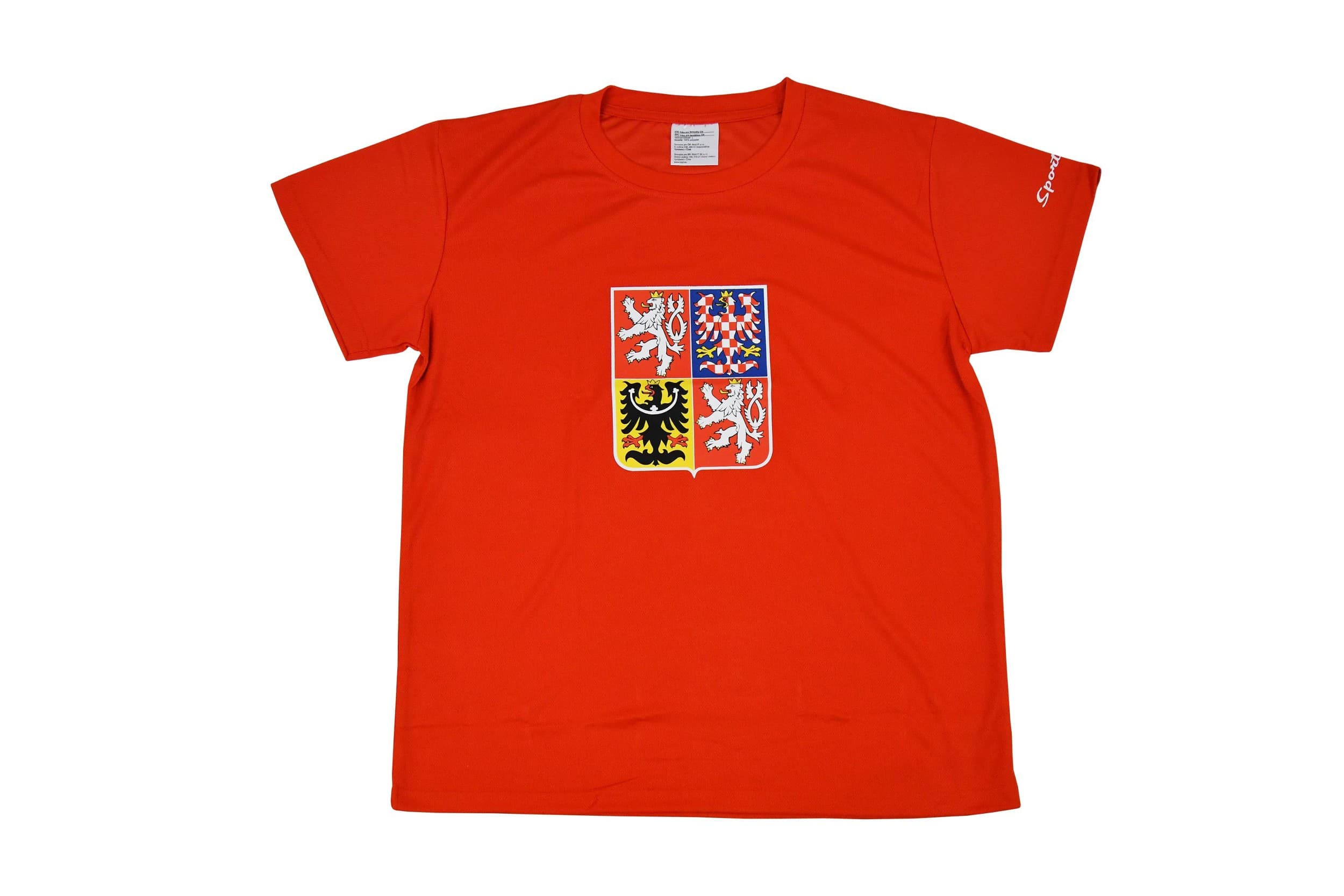 Fanouškovské triko SPORTTEAM® Česká Republika 5, pánské vel. L, červené