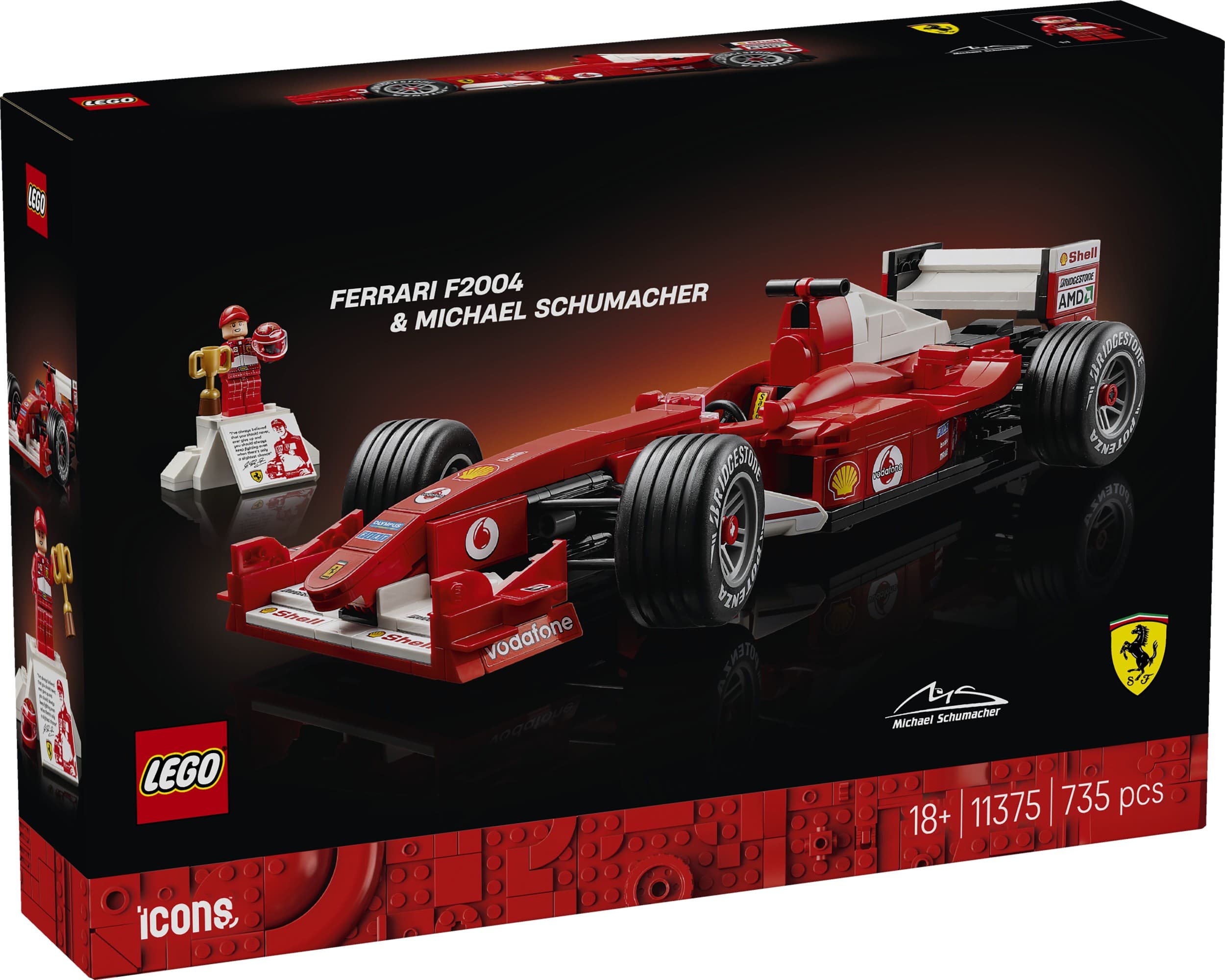 LEGO® Icons 11375 Ferrari F2004 Schumacher