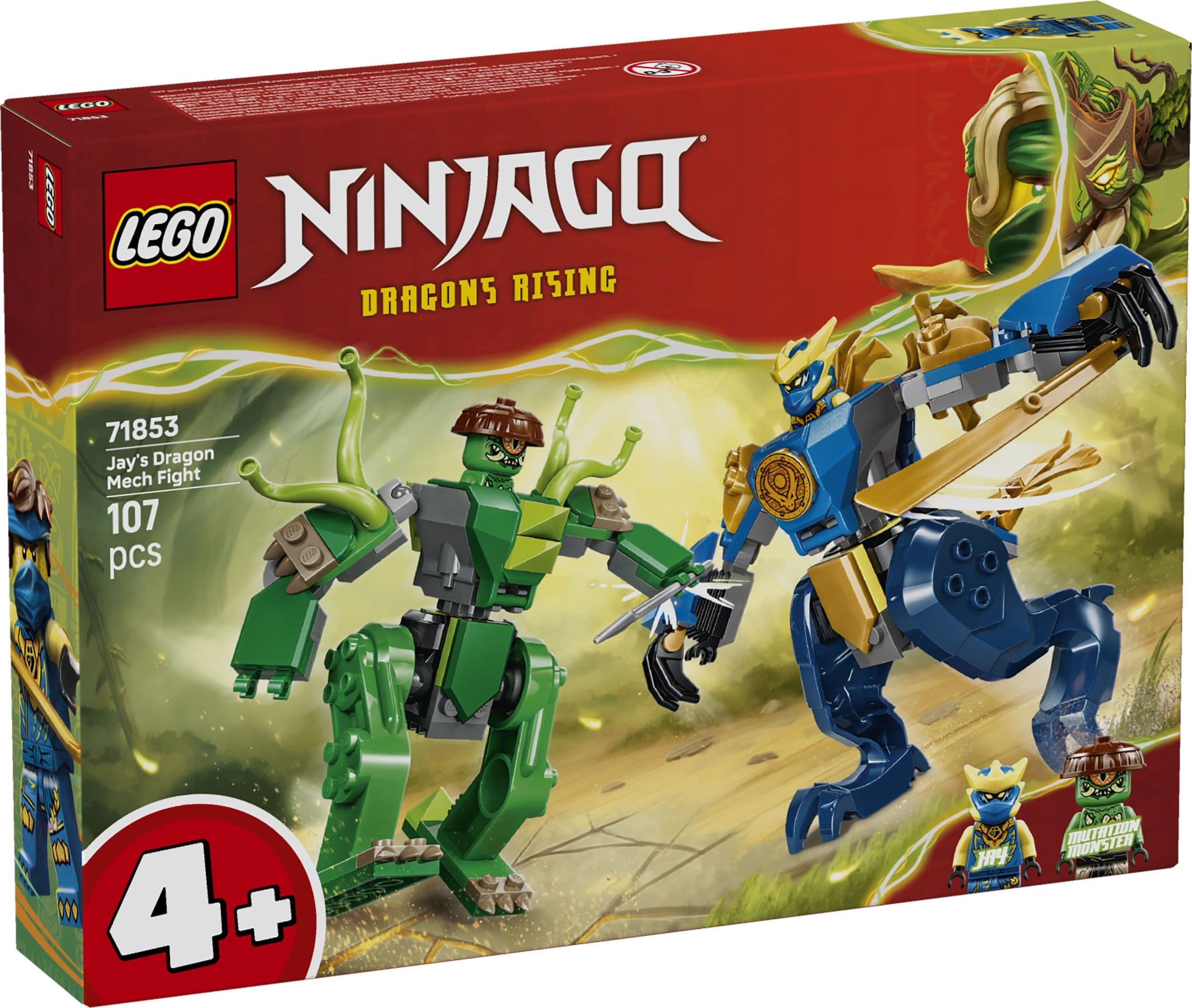LEGO® NINJAGO® 71853 Jay a boj v dračím robotickém obleku