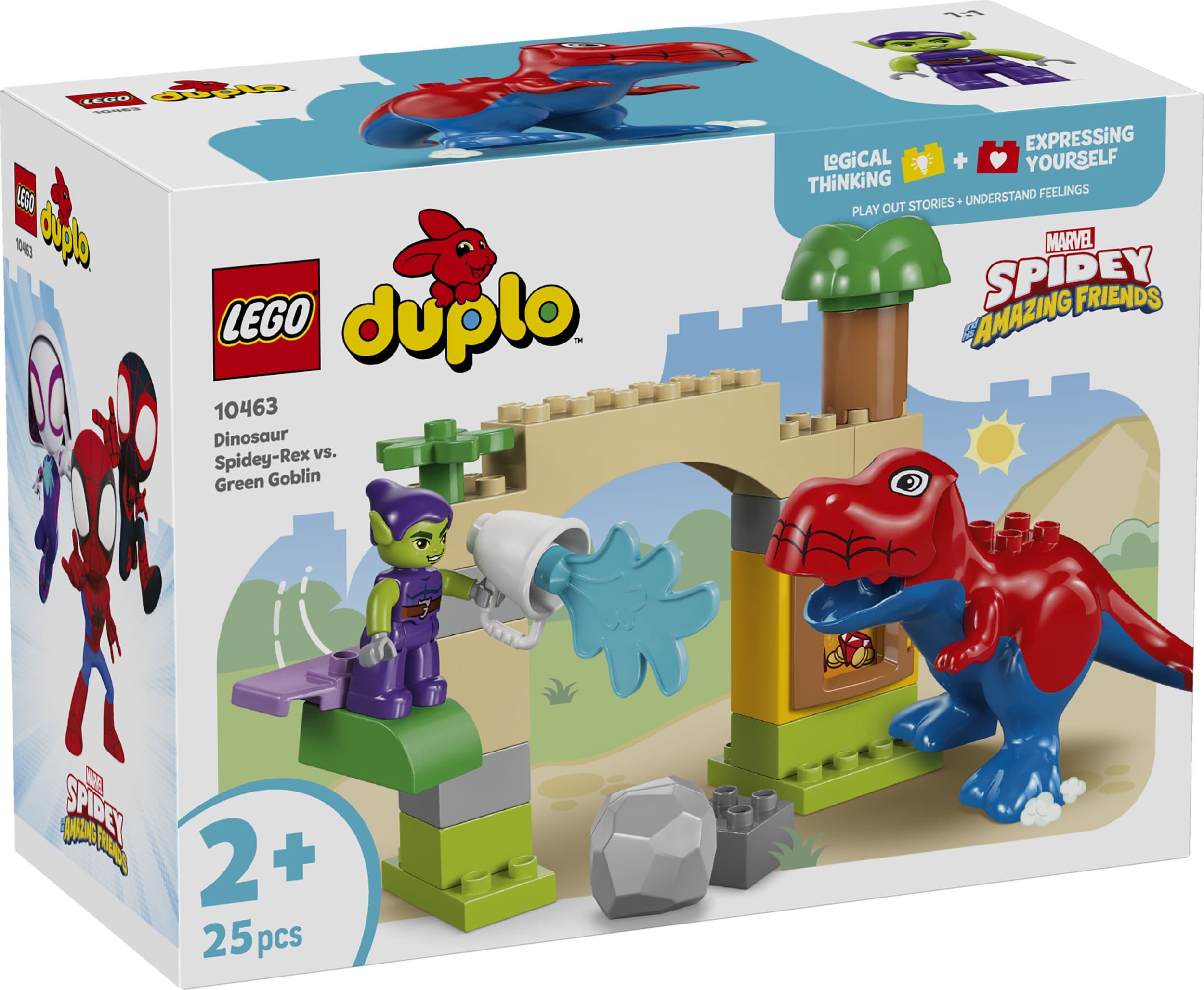 LEGO® DUPLO® Disney 10463 Dinosaurus Spidey-Rex vs. Zelený goblin