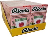Ricola Malina Meduňka Bonbóny bez cukru 20 x 40 g