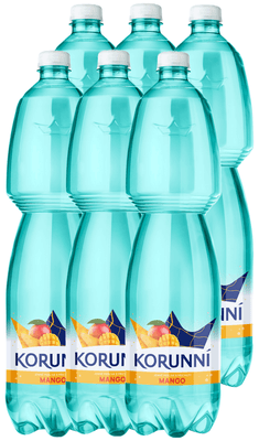 Korunní Mango jemně perlivá 6x1,5l