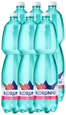 Korunní Malina perlivá 6x1,5l