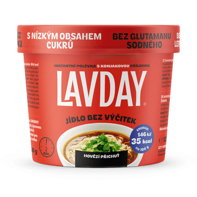 LAVDAY Konjac hovězí nudlová polévka