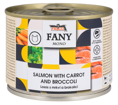 Sokol Falco Fany Mono losos s mrkví a brokolicí