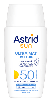 Astrid SUN tónovací pleťový fluid  SPF 50+