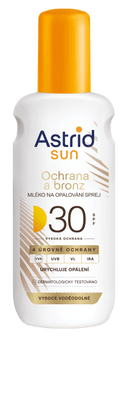 Astrid SUN Mléko na opalování Bronz sprej SPF 30