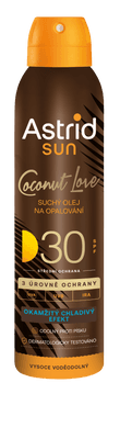 Astrid SUN Suchý olej na opalování SPF 30