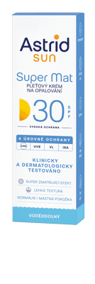 Astrid SUN Pleťový krém na opalování Super Mat SPF 30