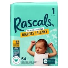Rascals Prémiové plenky 1 3-5 kg 54 ks