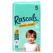 Rascals Prémiové plenky 5 13 - 18 kg 32 ks