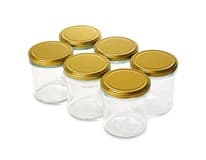 Zavařovací sklenice + víčko GOLD 350 ml 6 ks