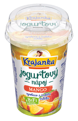 Krajanka Jogurtový nápoj 1,3% mango