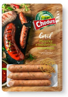 Chodura Gril Párečky s medvědím česnekem (86% masa)