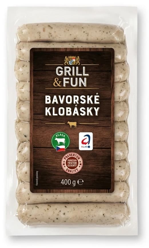 GRILL&FUN Bavorské grilovací klobásky