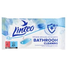 Linteo Vlhčené ubrousky do koupelny 40 ks