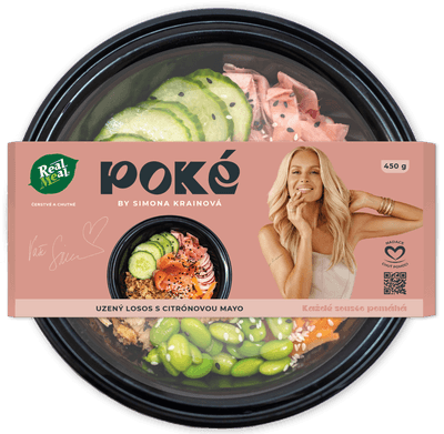 Poké by Simona Uzený losos s citrónovou mayo