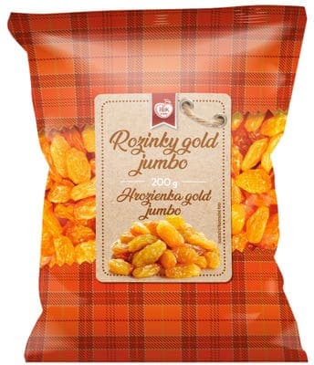 IBK trade Gold Jumbo - Rozinky