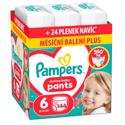 Pampers Plenkové kalhotky, vel. 6 (13-19 kg)