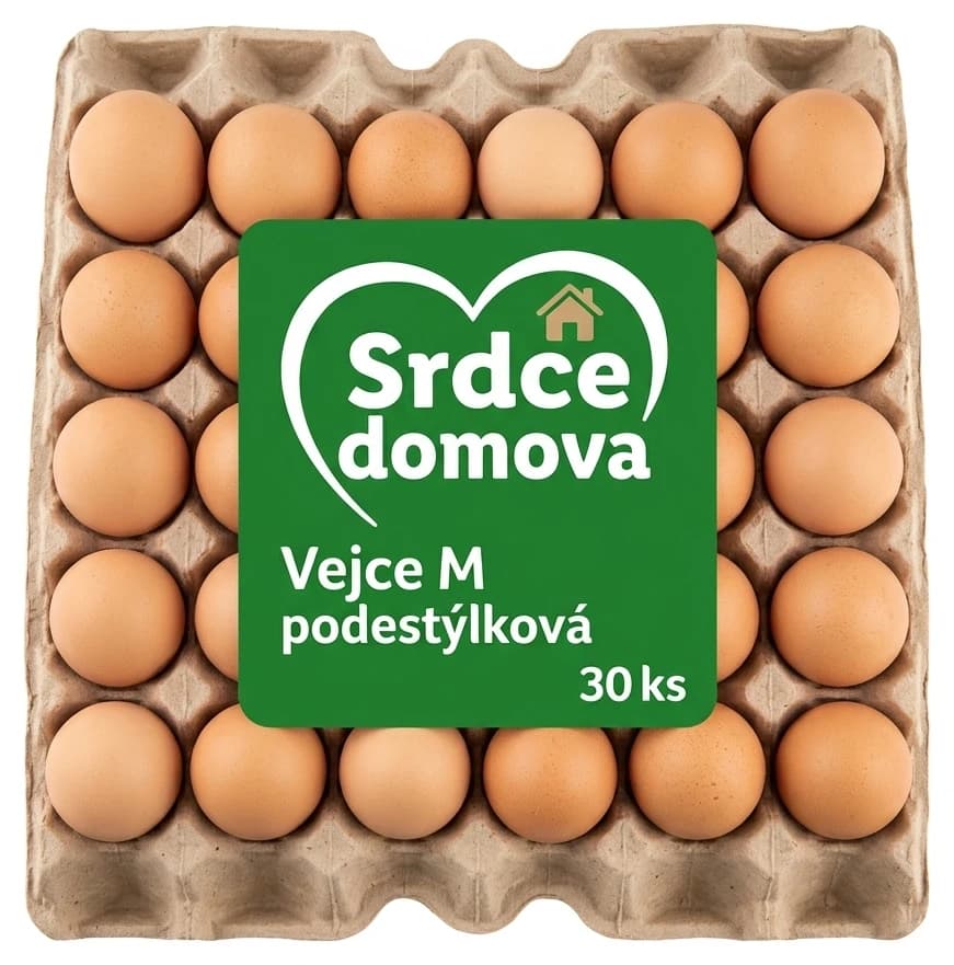 Srdce domova Vejce M podestýlková