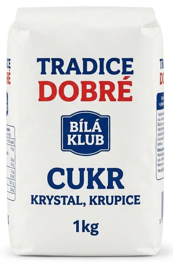 Cukr krystal, krupice