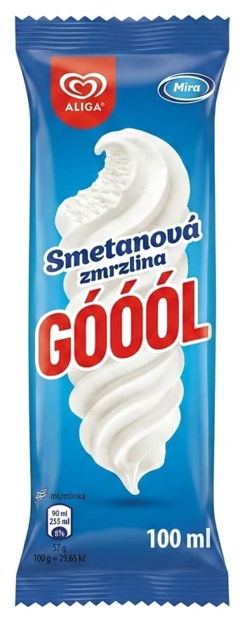 Góóól Smetanová zmrzlina