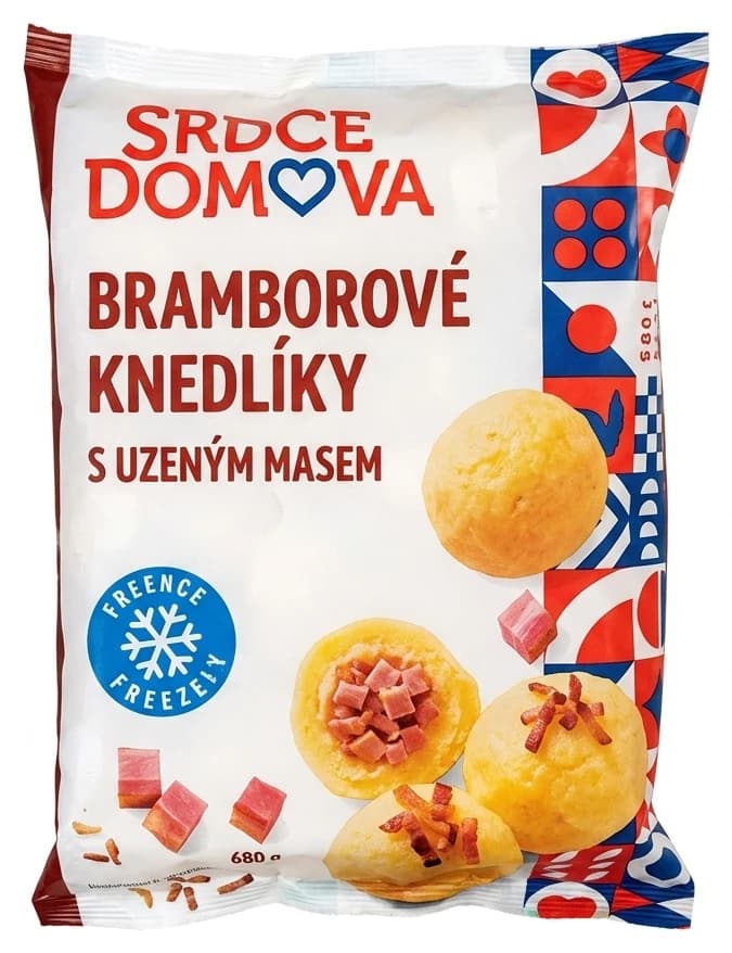 Srdce domova Bramborové knedlíky s uzeným masem