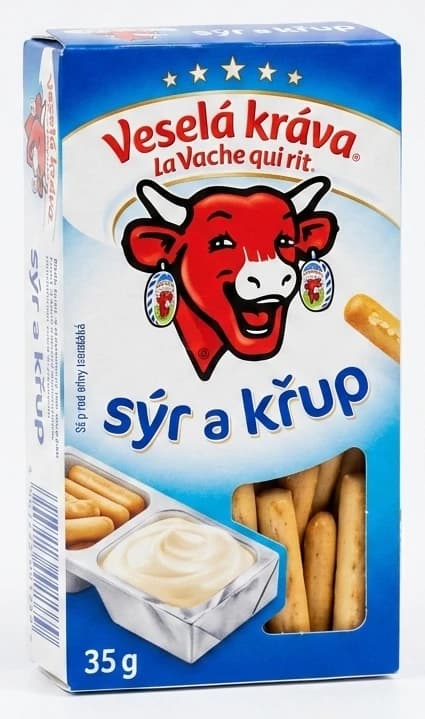 Veselá Kráva sýr a Krup/Kiri Křup