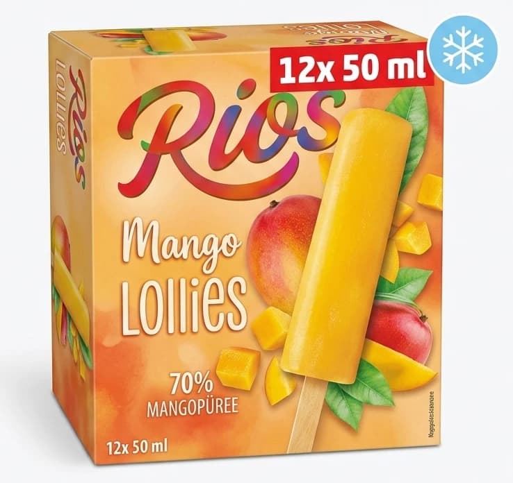 Zmrzlina Fruit Lolly Mango Rios