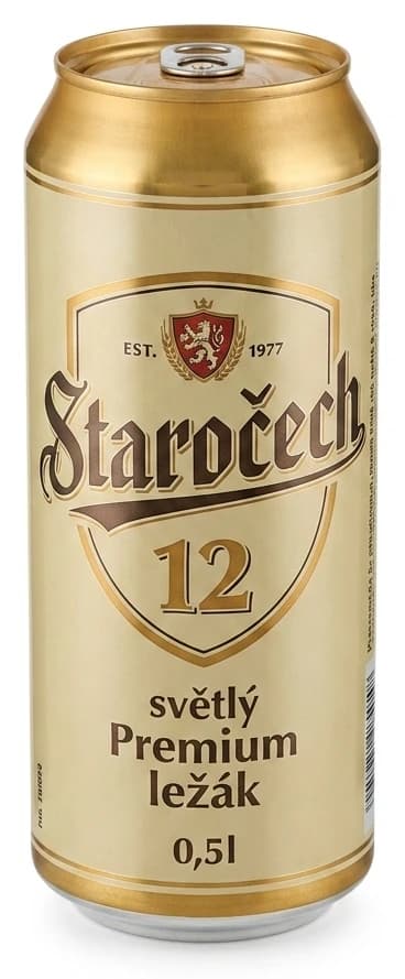 Staročech světlý Premium ležák plech