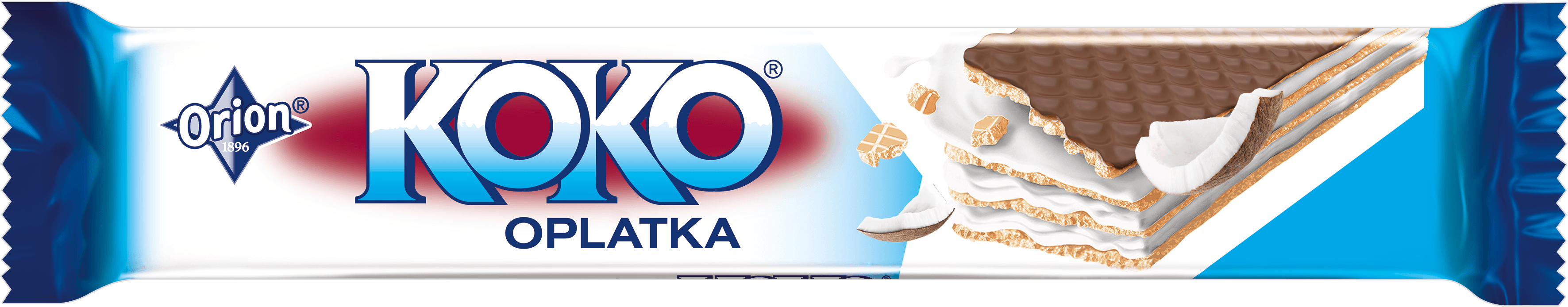 Orion Koko oplatka s mléčnou polevou