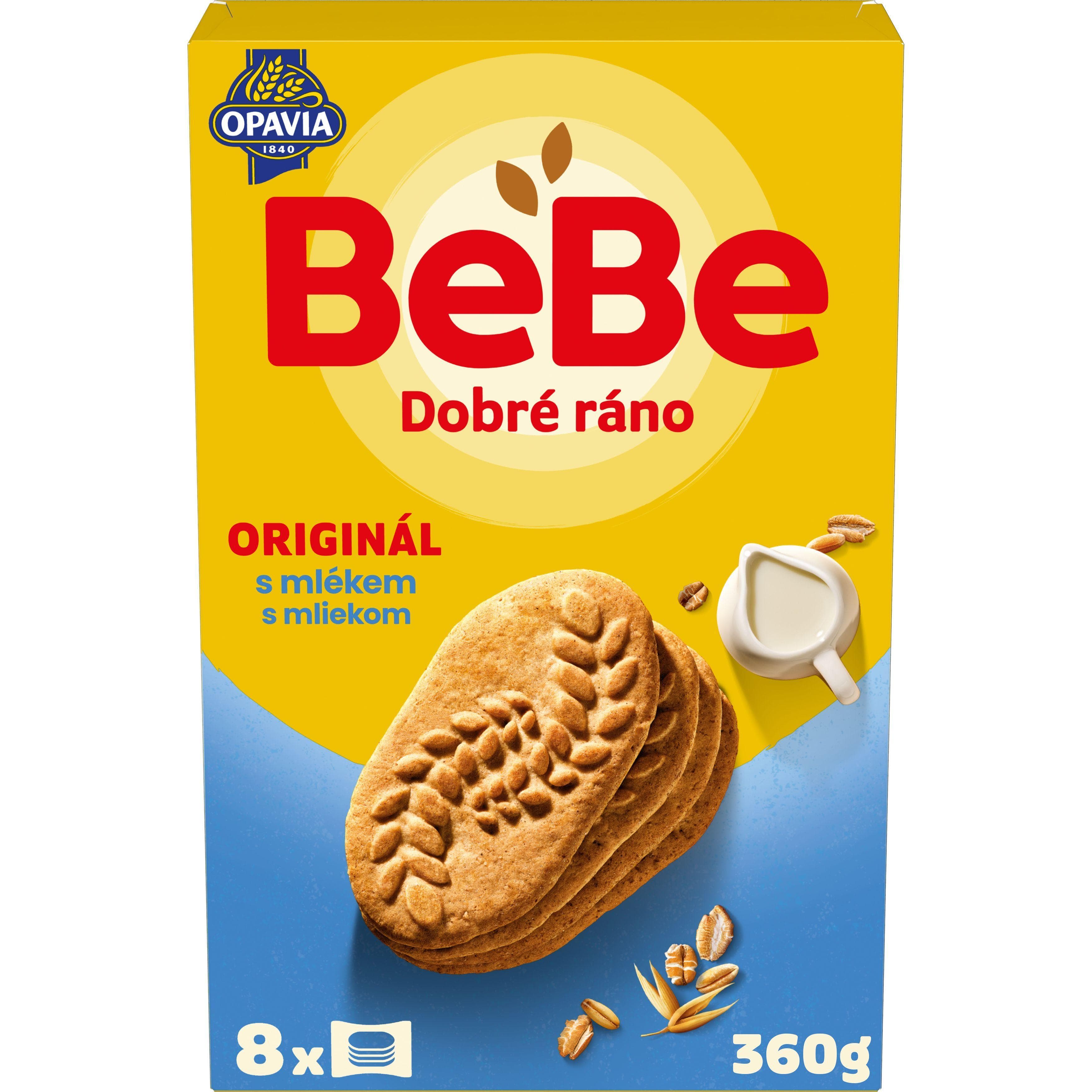 Opavia sušenky BeBe Dobré Ráno s mlékem (8 × 45 g)