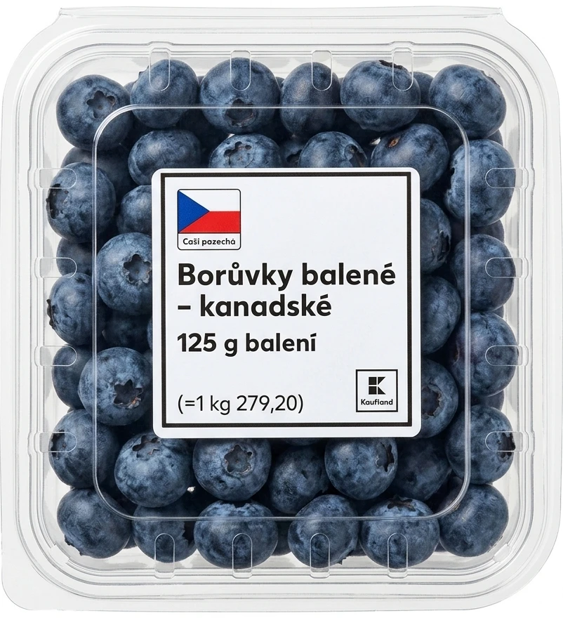 Borůvky balené - kanadské