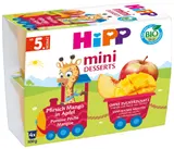 HiPP BIO Ovocný příkrm jablka a broskve (4×100 g)
