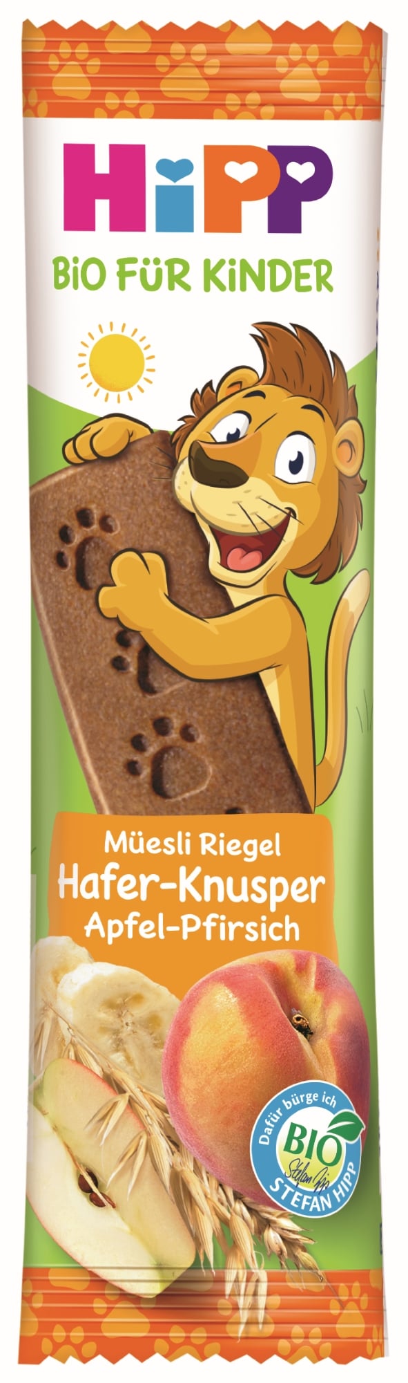 HiPP BIO Müsli tyčinka jablko a broskev