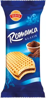 Sedita Romanca Sušenky s krémovou náplní s kakaem