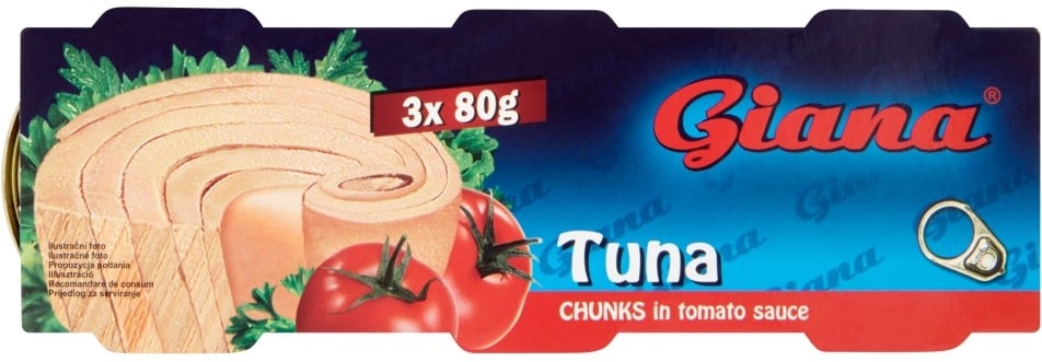 Giana Tuňák kousky v tomatě Pack